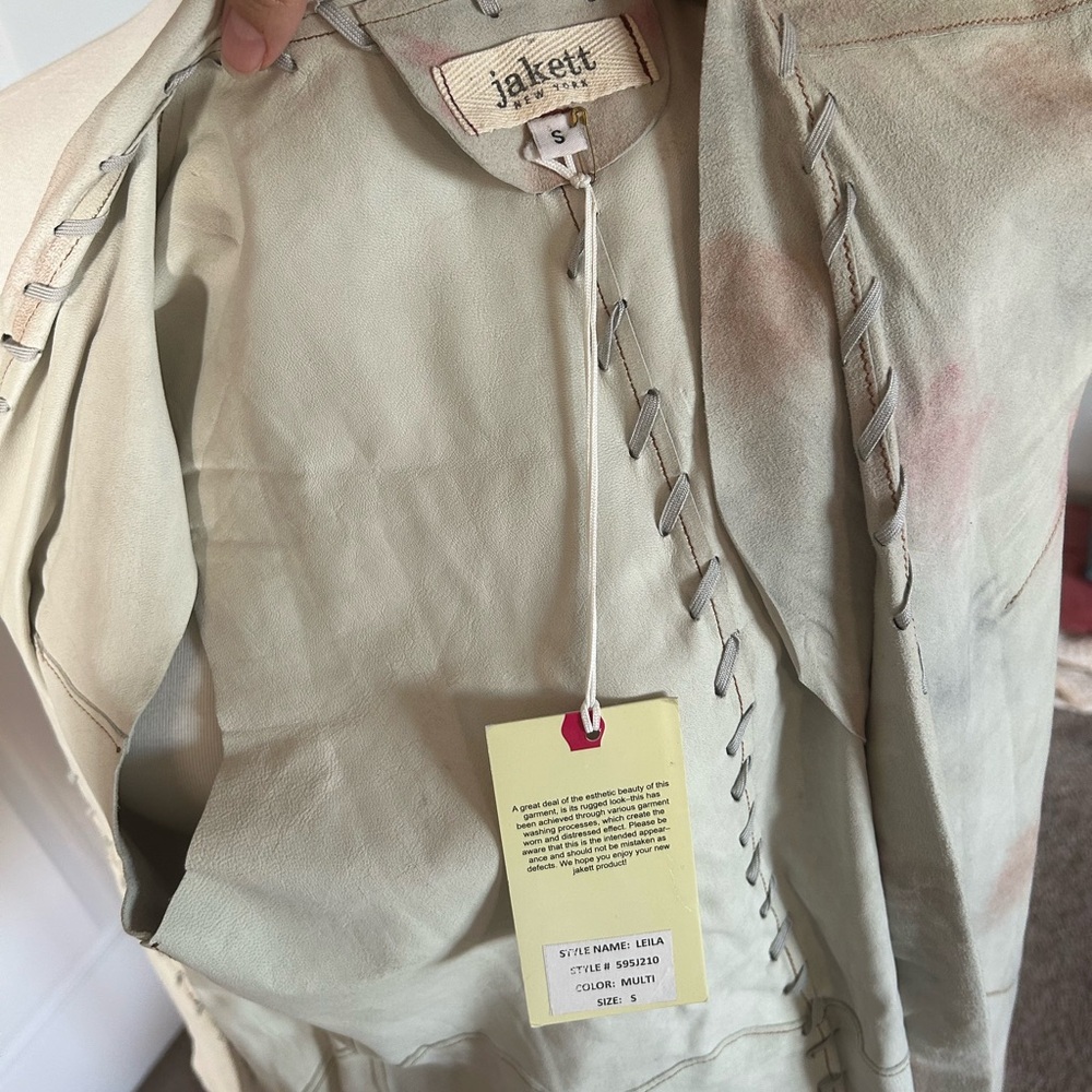 NWT Jakett NY Genuine Suede Ella Duster Vest - Picture 5 of 6